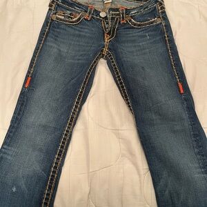 True Religion Dark Blue Boot Cut Jeans